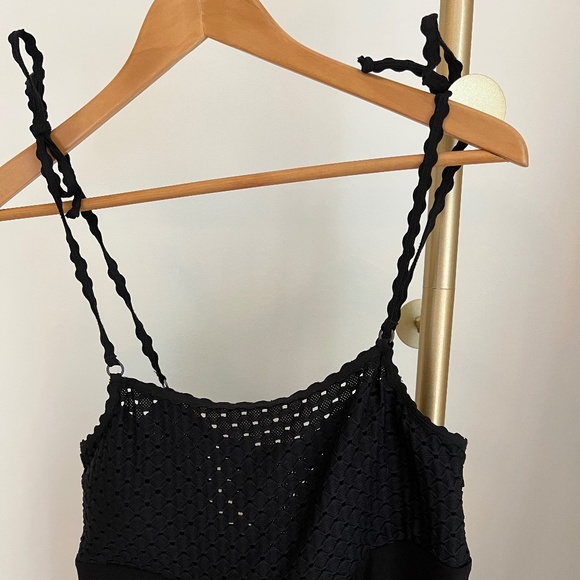 Robin Piccone Chira Jumpsuit Cover Up Size M Black NWOT - Picture 6 of 14